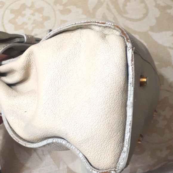 BURBERRY VINTAGE COA  SAFFIANO LEATHER  SATCHEL - Picture 6 of 12